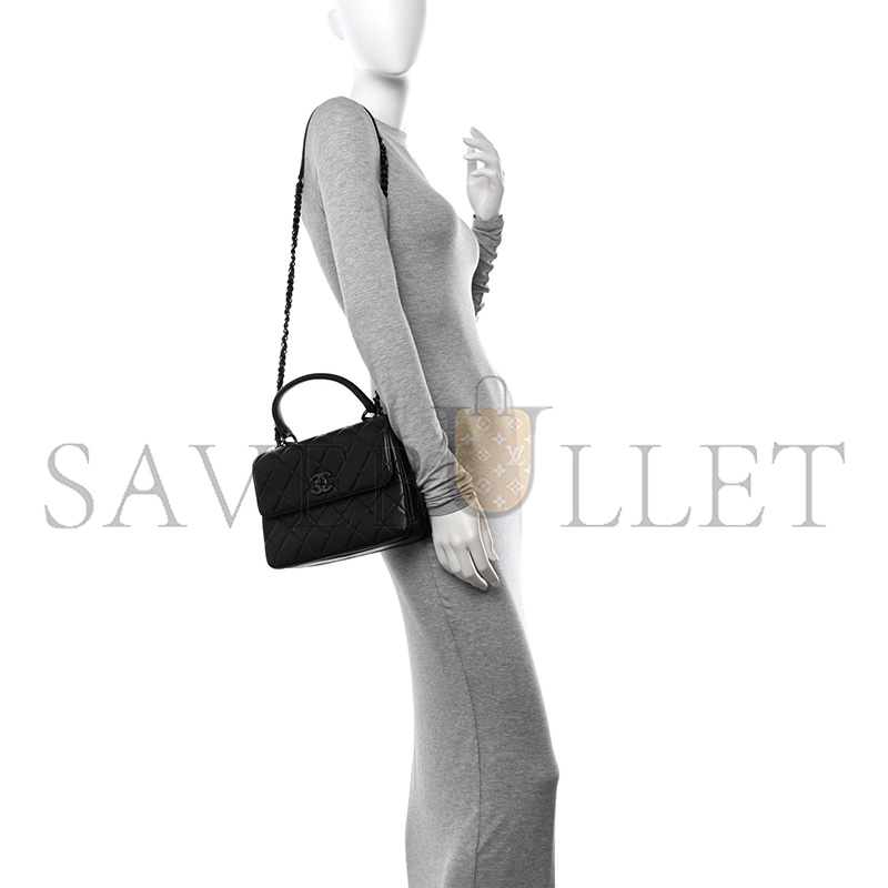 CHANEL TRENDY CC LAMBSKIN FLAP BAG A92236 (25*17*9cm)